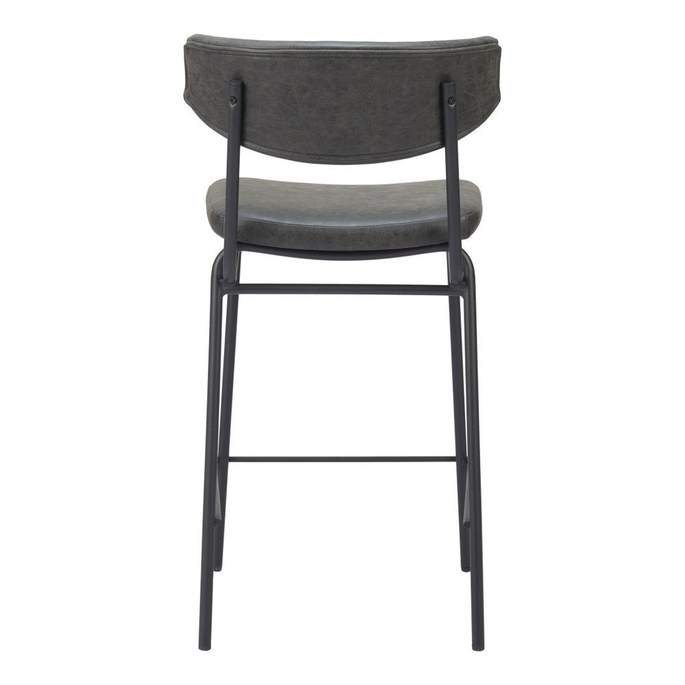 Soren Matte Black Bar Stool Set