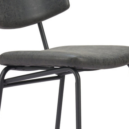Soren Matte Black Bar Stool Set