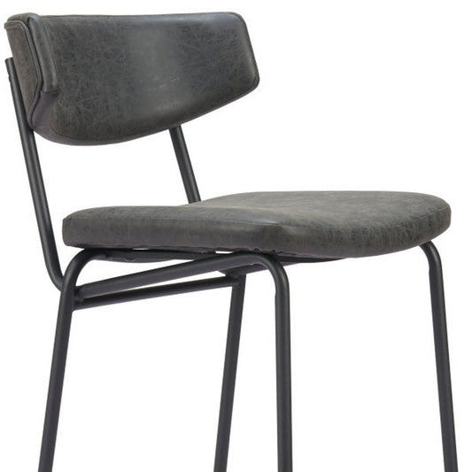 Soren Matte Black Bar Stool Set