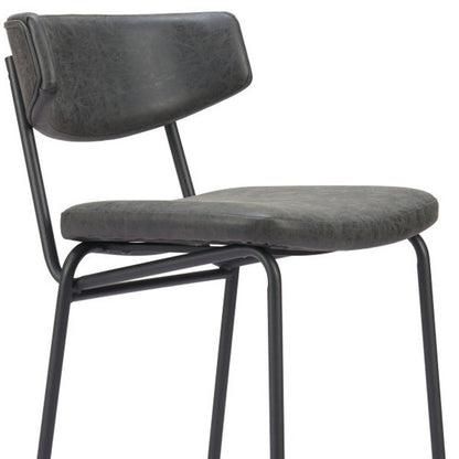 Soren Matte Black Bar Stool Set