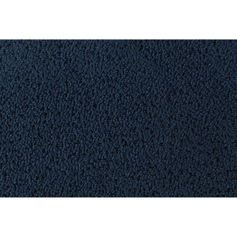 Navy Blue Upholstered Queen Tech Bed with Bluetooth