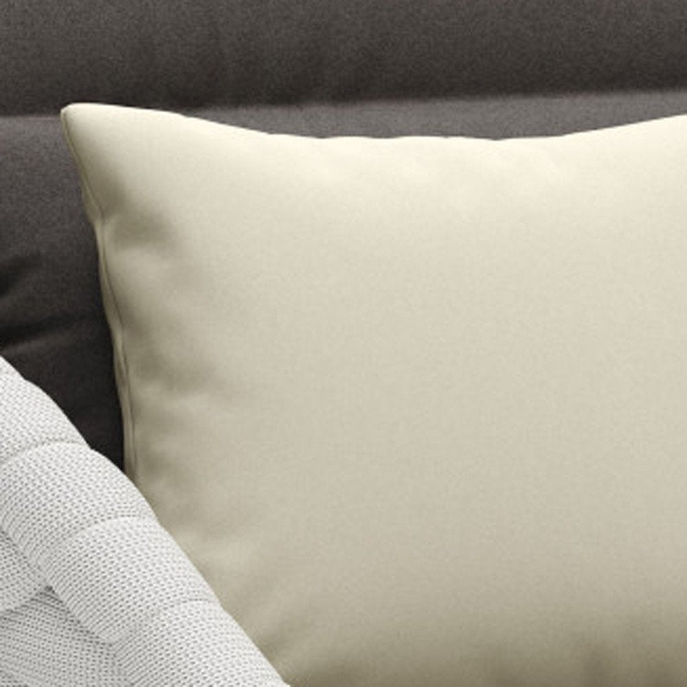 34" Gray And White Fabric Club Chair And Toss Pillow HomeRoots
