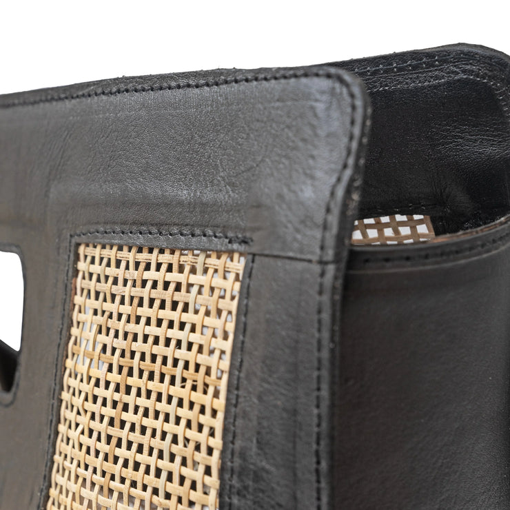 Cannes Rattan Top Handle Bag - Fluent Trends