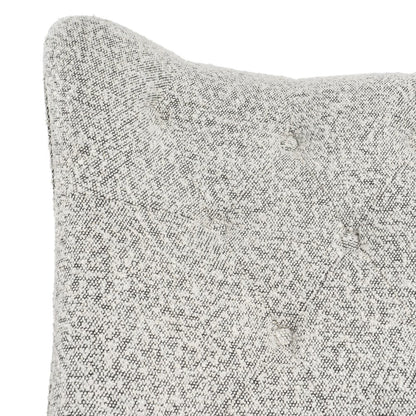 Gray Tufted Boucle Lounge Chair 32"