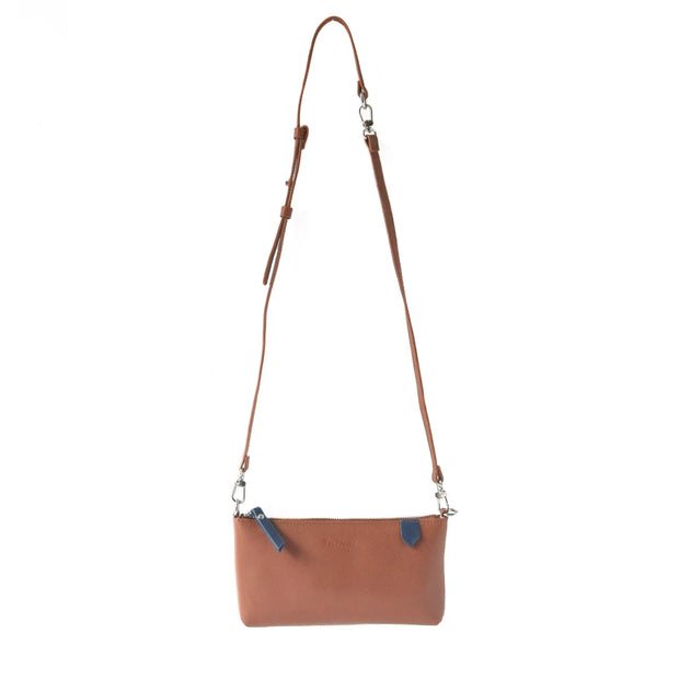 Elia Convertible Leather Bag – Clutch, Shoulder & Crossbody - Fluent Trends 