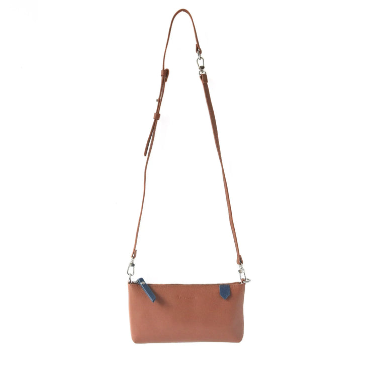 Elia Convertible Leather Bag – Clutch, Shoulder & Crossbody - Fluent Trends 