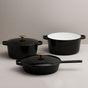 5-Piece Cast Iron Cookware Set - Fluent Trends Cookware Set