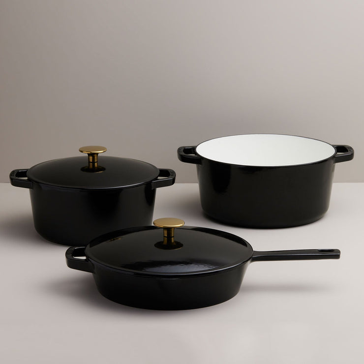 5-Piece Cast Iron Cookware Set - Fluent Trends Cookware Set