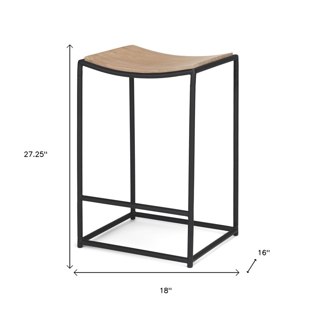 Logan 26" Wood Counter Bar Chair