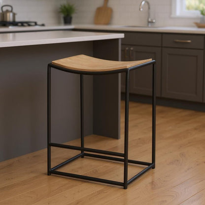 Logan 26" Wood Counter Bar Chair