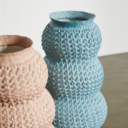 Urbi Tiered Papier Flower Vase Kanju Interiors