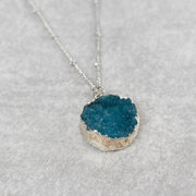 Chattan Geode Pendant Necklace - Fluent Trends