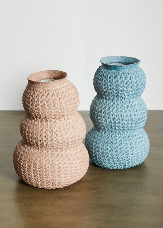 Urbi Tiered Papier Flower Vase Kanju Interiors