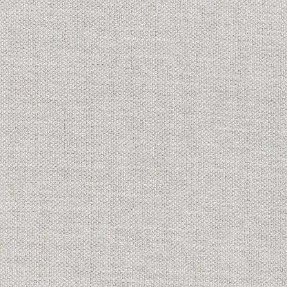 34" Off White and Natural Fabric Wood And Rattan Swivel Arm Chair