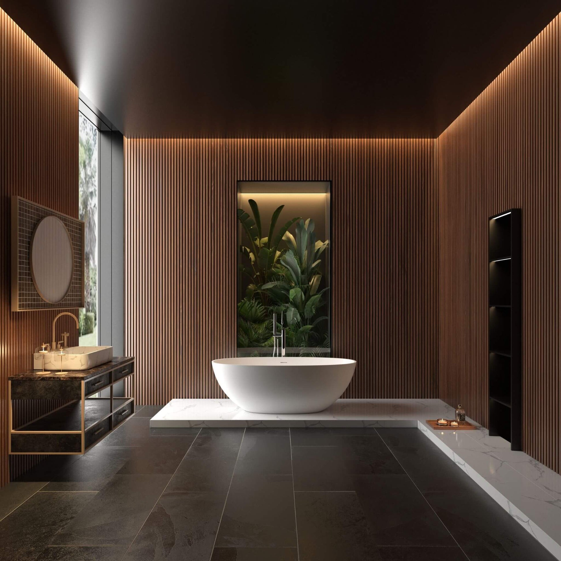 65" Luxury Freestanding Soaking Bathtub With Overflow And Pop-Up Drain (SAK69451) SAKSBY.com