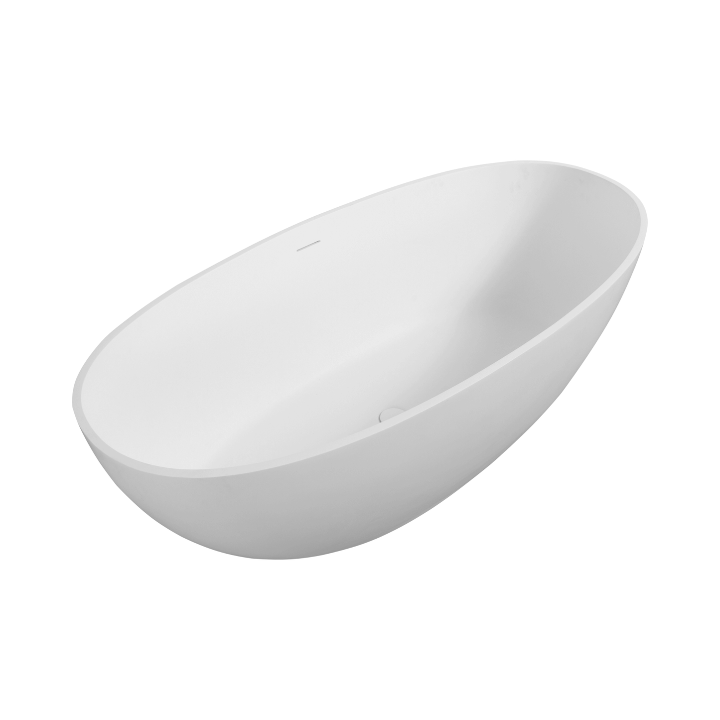 65" Luxury Freestanding Soaking Bathtub With Overflow And Pop-Up Drain (SAK69451) SAKSBY.com