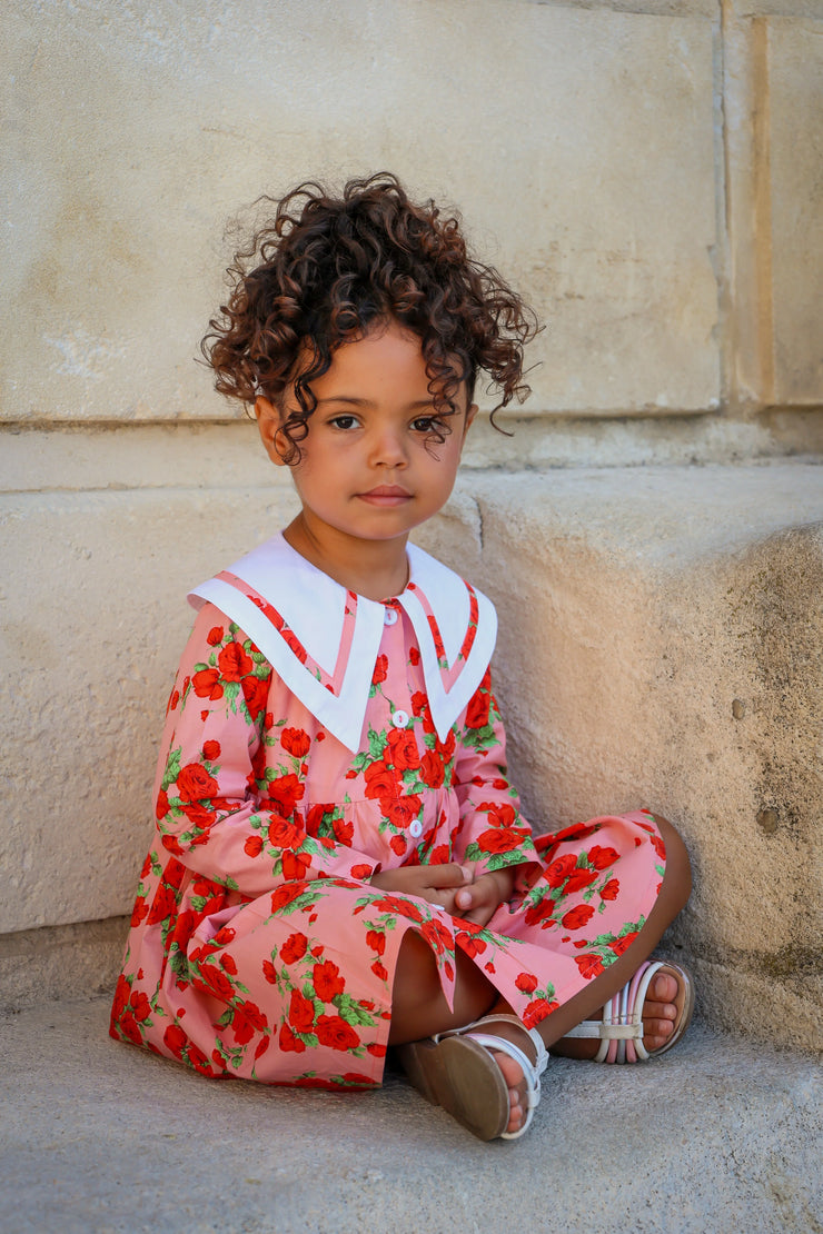 Toddler | Girls | Garden Dress | Vintage Rose - Fluent Trends