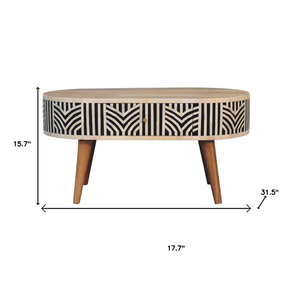 Edessa Bone Inlay Coffee Table