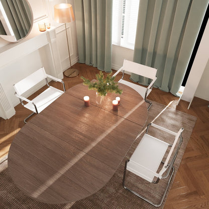 23" Silver And White Leather and Stainless Steel Arm Chair