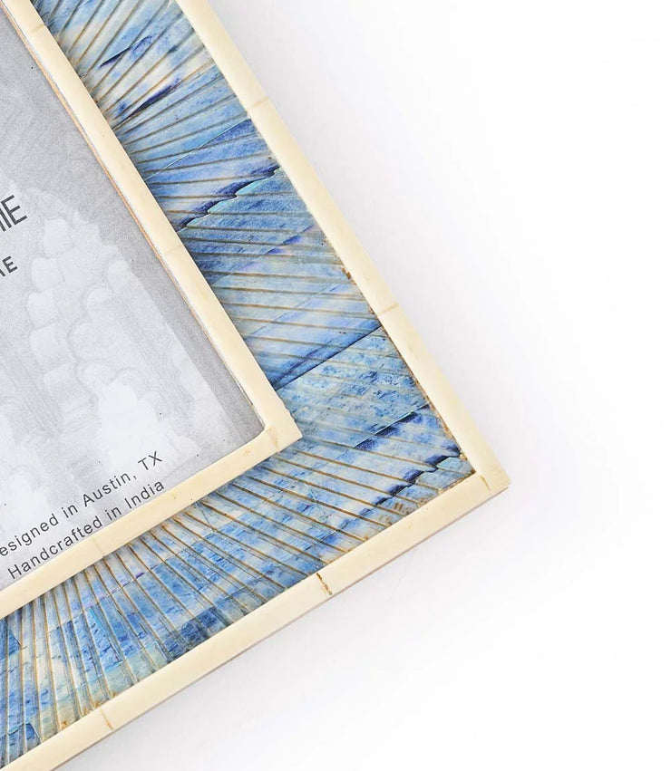 Neela 4x6 Picture Frame - Carved Bone - Fluent Trends