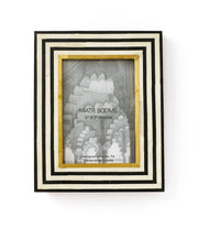 Rajiva 5x7 Black & Cream Picture Frame - Hand Carved Bone - Fluent Trends