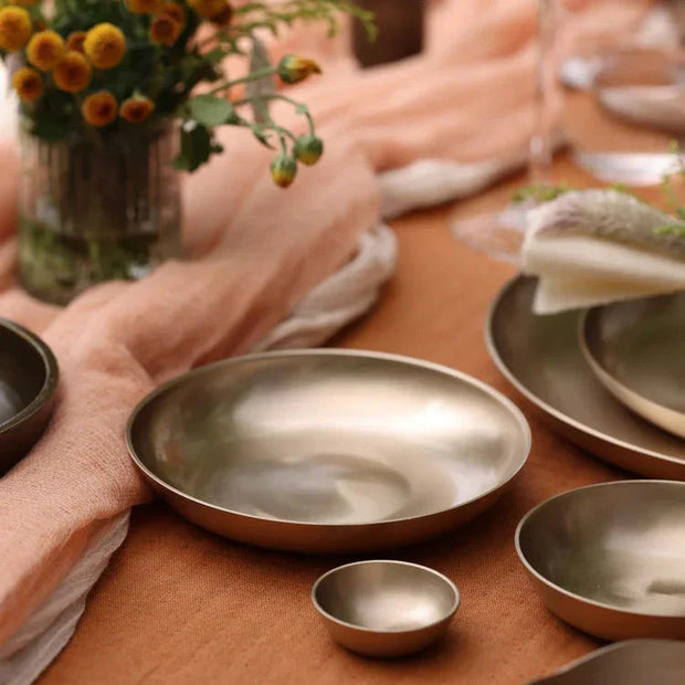 Bronze Kansa Dip Bowl, 1.5" - Set of 4 - Fluent Trends