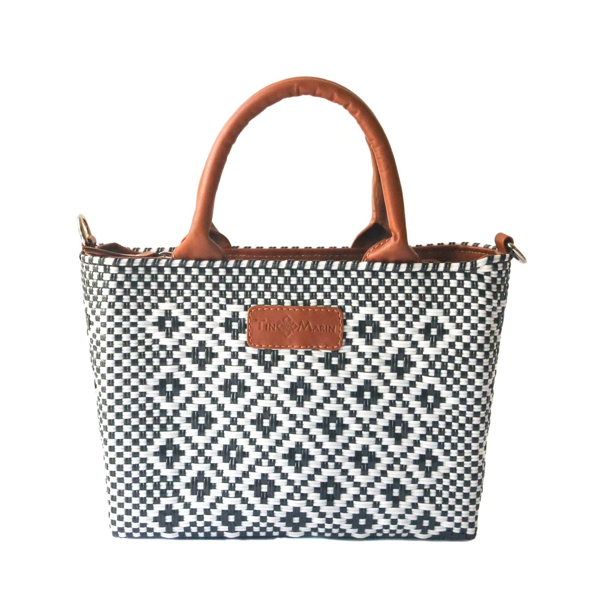 Panda Small Woven Crossbody Bag - Fluent Trends Cross Body Bag