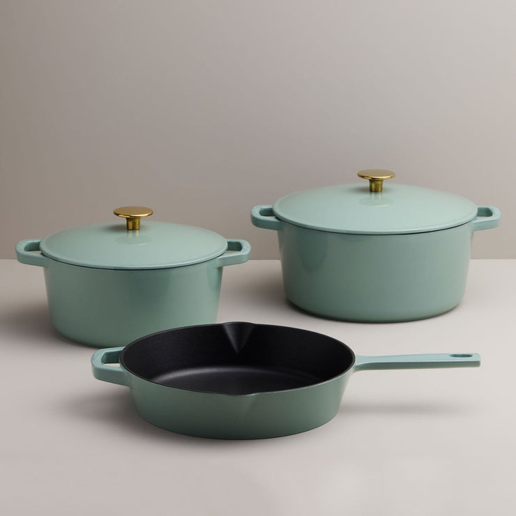 5-Piece Cast Iron Cookware Set - Fluent Trends Cookware Set