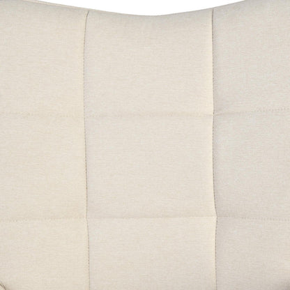 Beige Tufted Chenille Wingback Chair 23"