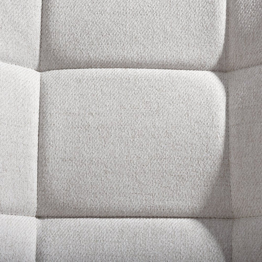 Beige Tufted Chenille Wingback Chair 23"