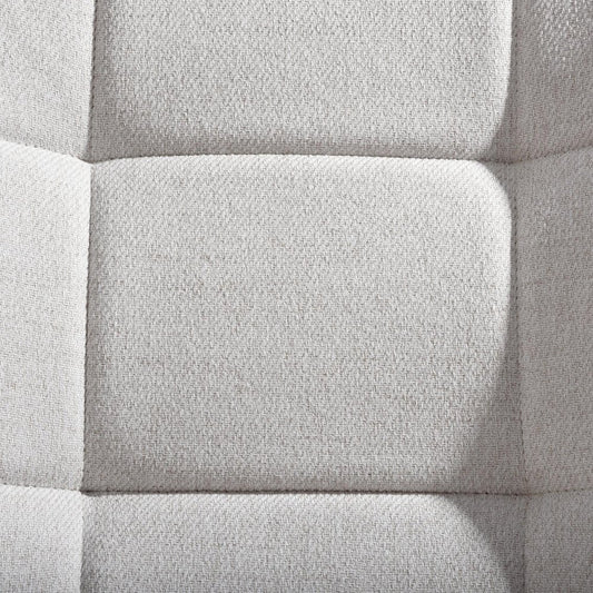 Beige Tufted Chenille Wingback Chair 23"
