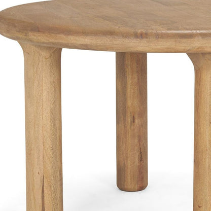 48″ Mango Wood Round Dining Table | Seats Four