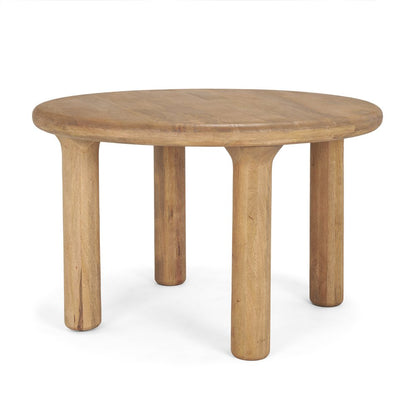 48″ Mango Wood Round Dining Table | Seats Four