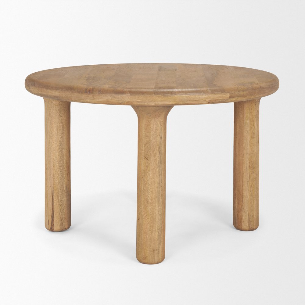 48″ Mango Wood Round Dining Table | Seats Four
