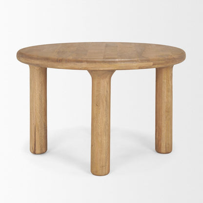 48″ Mango Wood Round Dining Table | Seats Four