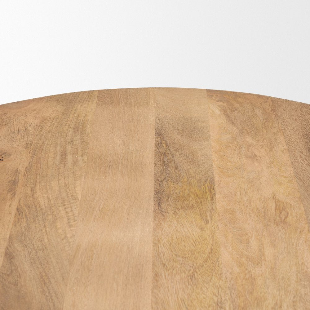 48″ Mango Wood Round Dining Table | Seats Four