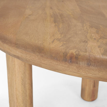 48″ Mango Wood Round Dining Table | Seats Four