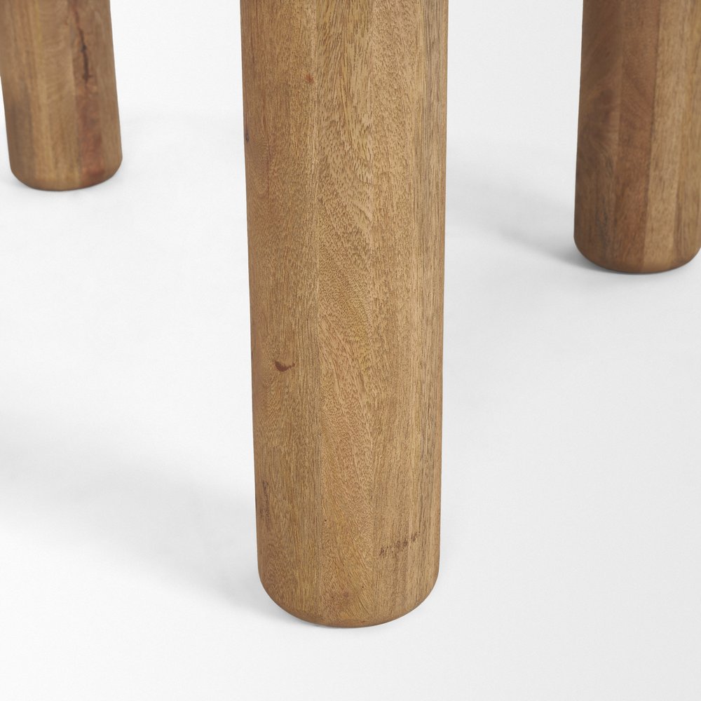 48″ Mango Wood Round Dining Table | Seats Four