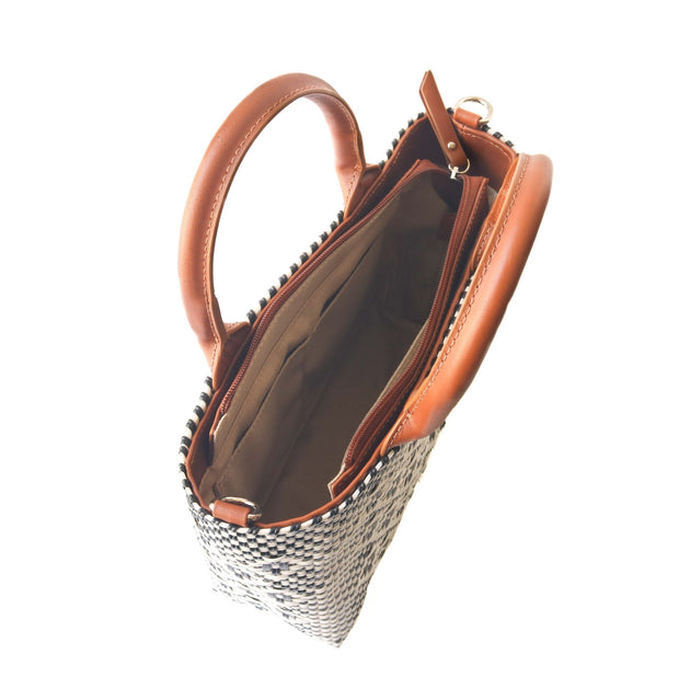 Panda Small Woven Crossbody Bag - Fluent Trends Cross Body Bag