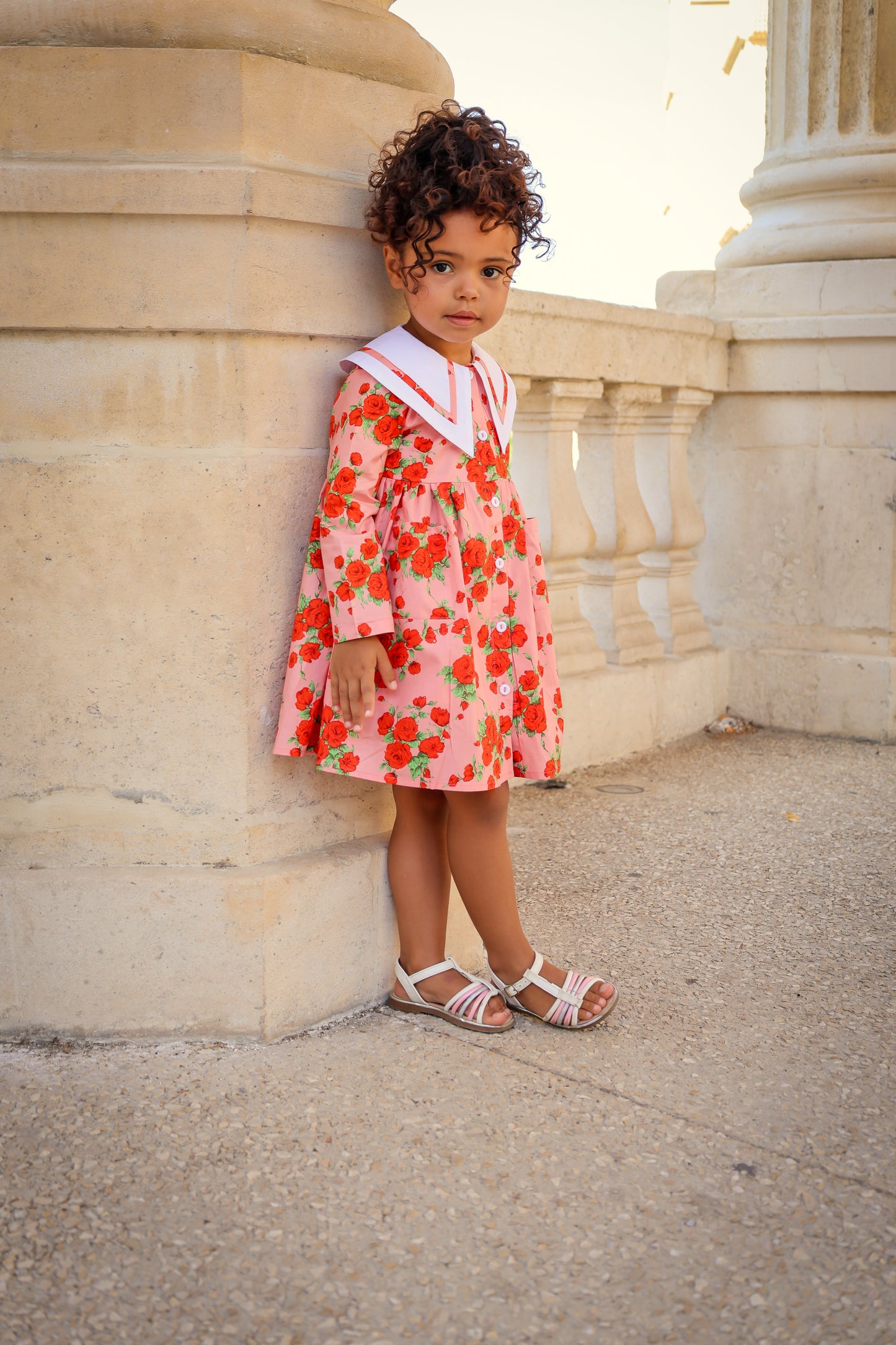 Toddler | Girls | Garden Dress | Vintage Rose