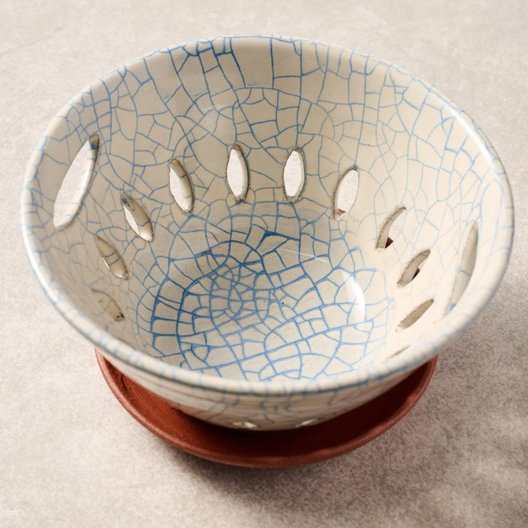 Ciya Blue Crackle Berry Bowl - Fluent Trends Bowls