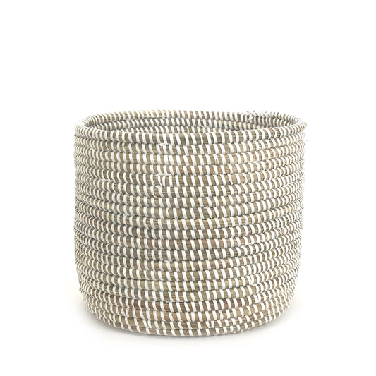 Catch-All / Planter Basket Monochrome White - Large Powered by People
