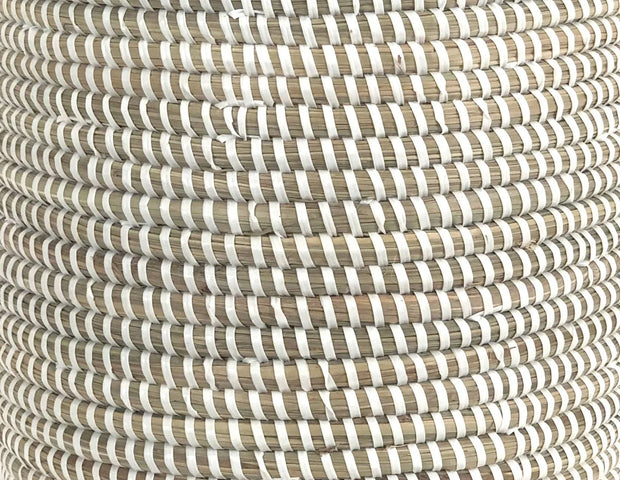 Catch-All / Planter Basket Monochrome White - Large - Fluent Trends