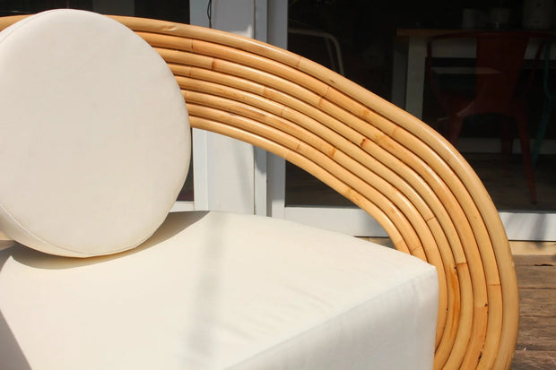 Madrid Rattan Upholstered Arm Chair - Fluent Trends