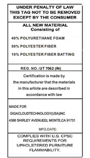 Green Chenille Chaise Lounge Sofa Bed with Adjustable Back & Smart RGB LED Lights - Fluent Trends