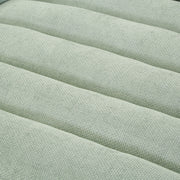 Green Chenille Chaise Lounge Sofa Bed with Adjustable Back & Smart RGB LED Lights - Fluent Trends