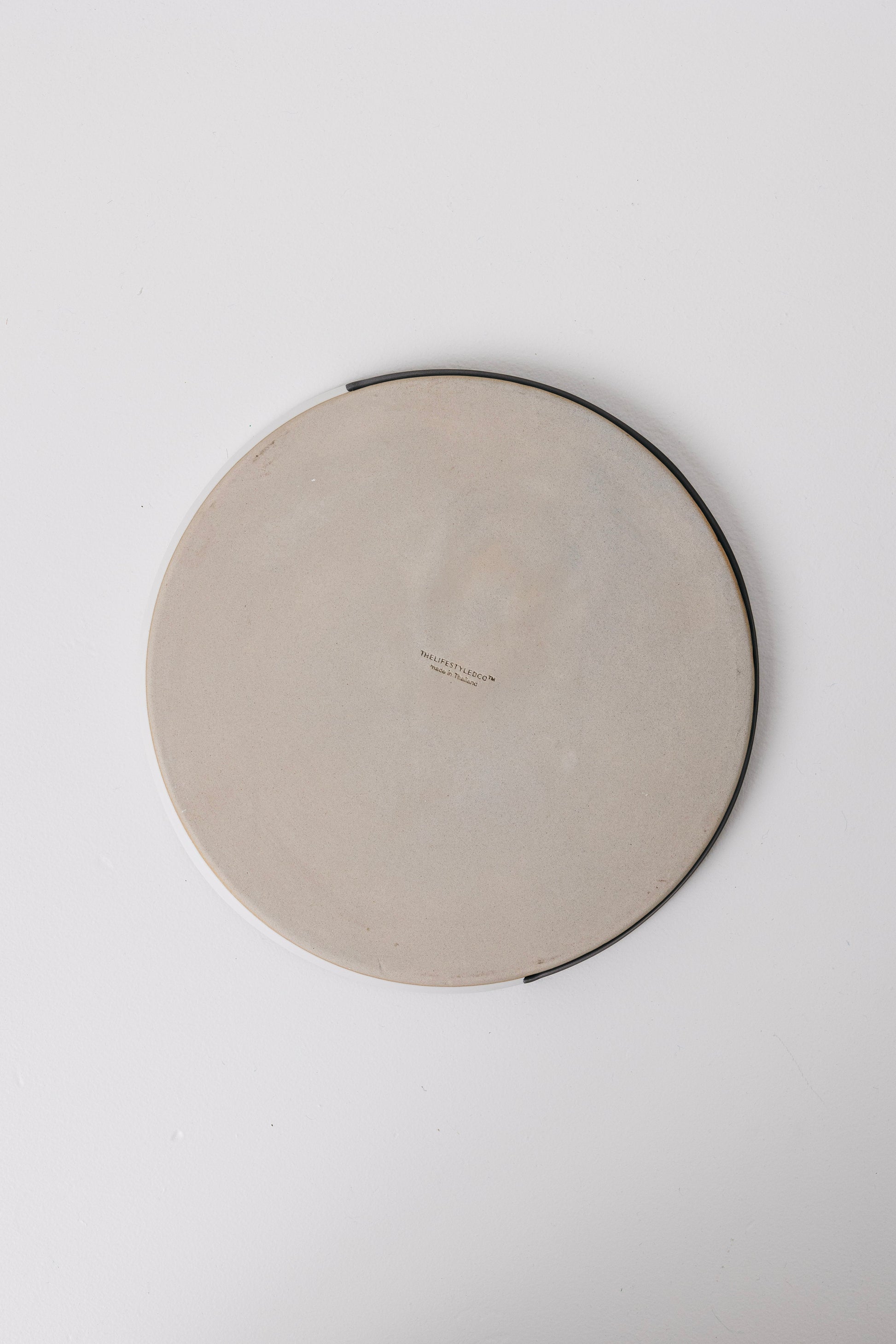 Dawson Dinner Plate - Matte Black/White - Set of 6 THELIFESTYLEDCO Shop