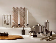 Inara Stainless Steel & Marble Cocktail Shaker by MESO - Elegant Barware for Home - Fluent Trends