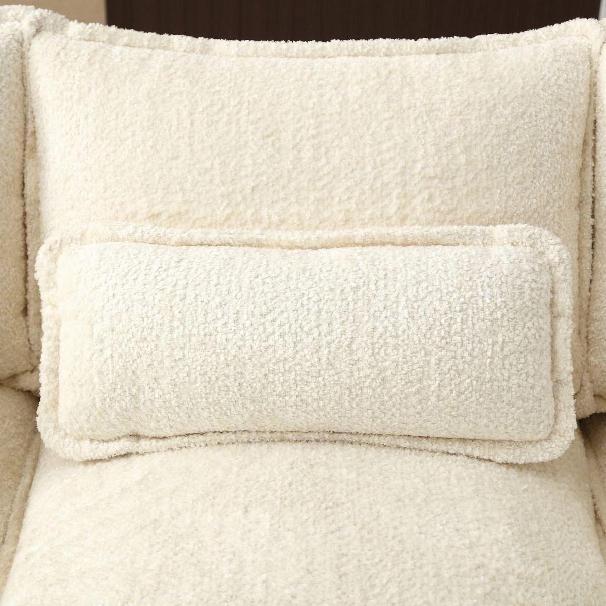 Modern Large chenille Fabric U-Shape Sectional Sofa Streamdale Furniture