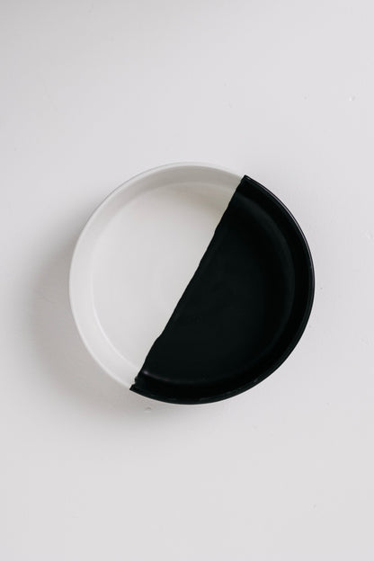 Dawson Stoneware Bowl - Matte Black/White - Set of 6 THELIFESTYLEDCO Shop